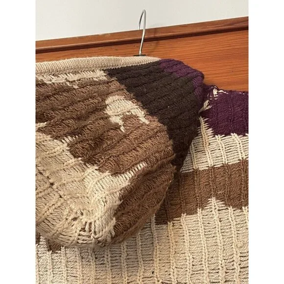 Vero Moda Knit Hooded Button Down Sweater Hoodie Brown Size Small NEW Boho - Picture 11 of 16